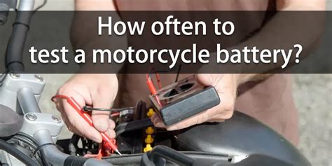 testing motorcycle battery performance